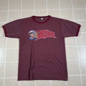 Vintage 90s TNT Classic Speed Racer Ringer T Shirt Mens Adult Men's Size L